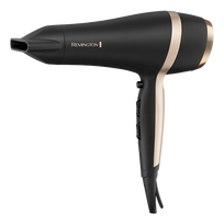 Remington Salon Smooth Hair Dryer Gift Set | D6940GP | 2100 W | Number of temperature settings 3 | Ionic function | Diffuser nozzle | Black