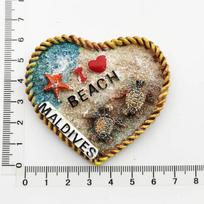 Maldyvų šaldytuvo magnetai lipdukai 3D derva Rankų darbo šaldytuvo magnetai Kūrybiniai suvenyrai namų dekoravimas beige
