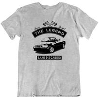 Legenda Klasikinis Automobilis Saab 9-3 Kabrioletas Galia Kelias Retro Marškinėliai Dovana Naujas Unisex Marškinėlis XXXXL