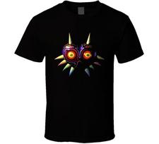 The Legend Of Zelda Majoro Kaukė Retro Marškinėliai Unisex Marškinėliai XL