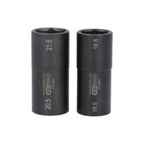 2 dalių smūginių galvų rinkinys KS TOOLS 1/2"