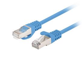 PATCHCORD KAT.6 UTP 0.25M MĖLYNAS FLUKE PATVIRTINTAS LANBERG 10-PACK