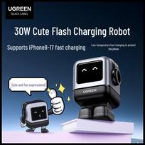 Ugreen 30W Q-Pi Robot GaN Greitas sieninis įkroviklis