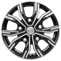 R16x6.5J 5X118 ET50 CB-71.1 Black polish (BP)
