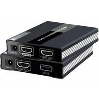 Techly 104790 KVM Extender HDMI+USB po skrętce Cat6, do 60m, 1080p 60Hz | 104790 | 8051128104790