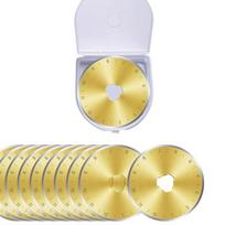 10 vnt. Titano dengtos 45 mm sukamojo pjoviklio ašmenys SK5 Pakeičiamos ašmenys Quilting Scrapbooking Siuvimo Menai Amatai Odos Pjovimas