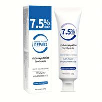 Hidroksiapatito dantų pasta, 7,5% Nano White dantų atstatymas, giliai valanti pasta su mentoliu gaiviam kvapui, stiprinanti dantų priežiūra, bazinis valymas 120g