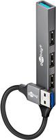 Goobay Slim 4-Port USB Hub, USB-A to USB-A, 5Gbit/s | 74456