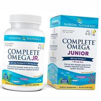 Omega paaugliams, Complete Omega Junior, Nordic Naturals 90 gelcaps Lemon (67352009) 90softgels Lemon