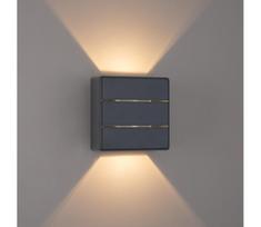 Brilagi -LED lauko sieninis šviestuvas DOUBLERAY LINE LED/6W/230V antracitas IP54