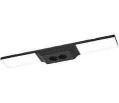 Osram - dimeriuojamas LED po spintelės šviestuvas su rozetėmis UNDERCABINET LED/10W/230V juodas