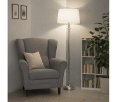 Brilagi - LED grindinis šviestuvas CERIA 1xE27/60W/230V skersmuo 45 cm blizgus chromas/balta