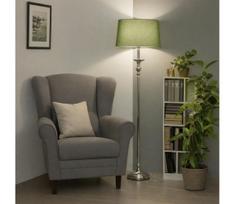 Brilagi - LED grindinė lempa CERIA 1xE27/60W/230V skersmuo 45 cm blizgus chromas/žalia