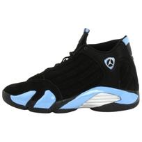 Jordan Air Jordan 14 Vintažiniai krepšinio batai Unisex Juodi Mėlyni 487471-007 41