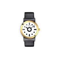 TISSOT Memphis kolekcijos kvarciniai vyriški laikrodžiai Laikrodis 41mm baltas ciferblatas PVD danga laikrodžio korpusas T134.410.27.011.00 Black Strap Gold Watch Case