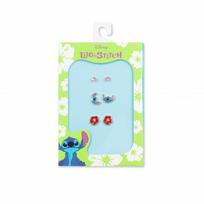 DISNEY Auskarų rinkinys „Lilo ir Stičas“, 3 poros