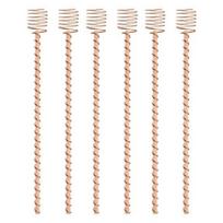 6 vnt Elektrokultūros augalų kuoliukai Vario ritės sodo antenos Ekologiški, didelio našumo, lengvai montuojami ilgi variniai sodo kuolai, priedai 6pcs