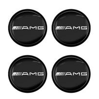 Hot 2025 For AMG W124 Car Wheel Center Hub Cap Badge Sticker Decoration For Mercedes Benz AMG E S C A B Class GLE GLS GLC CLA GL