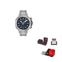 TISSOT Sporto kolekcija Kvarcinis mechanizmas Atsparumas vandeniui 100m Vyriški laikrodžiai Laikrodis 45mm Mėlynas ciferblatas T141.417.11.041.00 Regular Watch Box