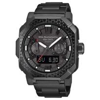 Casio Pro Trek Climber Line Baltas Kolaboracinis Modelis Saulės Energija Maitinamas Safyrinis Juodas Alpinizmo® Laikrodis, Radijo Bangomis Valdomas Laikrodis, Ekologiškos Medžiagos, juoda