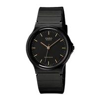 CASIO Analoginis riešinis laikrodis Chipkashi Pigus MQ-24-1EL Poliuretano dirželis Unisex Juodas x Auksas Užjūrio modelis