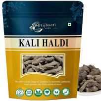 Brijbooti Kali Haldi 100gm | Black Turmeric - Narkachur - Nar Kachur - Narkchaur - Curcuma Zerumbet - Zedoary Root 100GM
