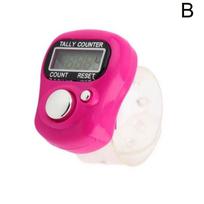 Plastic Point Marker Row Finger Counter LCD Electronic Digital Tally Counter For Sewing Knitting Weave Tool Mini Stitch Counter 1PC