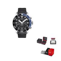 TISSOT Starfish Collection Quartz Movement Men's Watches Watch 45.5mm Black Dial Stainless Steel Case T120.417.17.051.02 Regular Watch Box