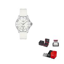 TISSOT Starfish Kolekcija Kvarcinis Mechanizmas 300 metrų Vandens Atsparumas Moteriškas Laikrodis Baltas Ciferblatas T120.210.17.116.00 Regular Watch Box