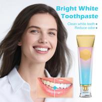 Whitening Toothpaste, BodyAccel Intensive Whitening Toothpaste With Natural Gentle Care Deep Stain Removal Clean Peach, Improves Health, Fresh Breath One Size