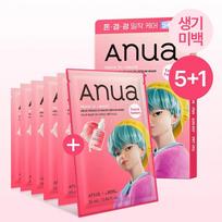 Anua Kpop Demonų Medžiotojų Kaukės Pakuotė 6 Lakštų Rinkinys (8 tipai) Peach (Brightening)