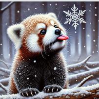 5D DIY Diamond Painting Cute Rabbit in Snow Crystal Canvas Art Full Round Diamond Embroidery Kits Picture Home Decoration Full Round 20x20cm