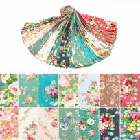 42 Jelly Roll Fabric 6.35 cm x 50 cm | Tampon Set - Jelly Roll for Quilting Various Fabrics - Pre-cut Cloth Quilt - Vintage Flow M