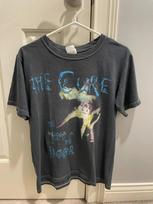The Cure The Head On The Door Y2K Juodos spalvos pakartotinio spaudimo marškinėliai AN49603 Unisex T-shirt M
