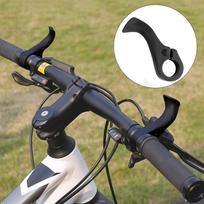 Vidiniai vairo rankenėlių dangteliai Ergonomiškas dizainas Dviračio vidiniai vairo galai Itin lengvi dviračio vidiniai vairo rankenėlių dangteliai Dviračių priedai juoda
