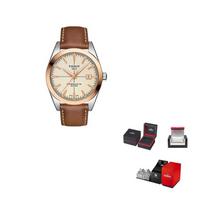 TISSOT Gentleman Automatinis Mechaninis Judėjimas Paauksuoti Vyriški Laikrodžiai Laikrodis 40mm Auksinis Ciferblatas T927.407.46.261.00 Regular Watch Box