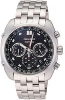 Seiko Astron ORIGIN Saulės energija varomas Pasaulio laiko chronografo laikrodis SBXY027 Radijo bangomis valdomas