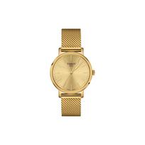 TISSOT Women's Meishi Collection Watch T143.210.33.021.00 Gold Dial