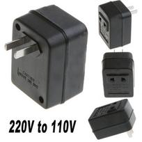 Nešiojamas Naudingas Transformatorius JAV AC 220V į 110V Įtampos Keitiklis 10W Kelioninis Adapteris
