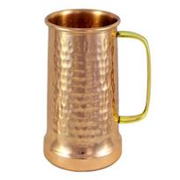 Sukaltas varinis puodelis su žalvarine rankena, patiekiamas gėrimas, 20 oz