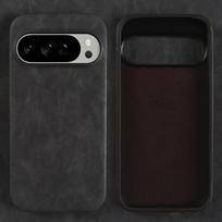 Madingas vienspalvis odinis dėklas Google Pixel 10 9 Pro XL 8 8A 7 7A 6 6A Pro, prabangus, atsparus smūgiams, šarvuotas, kietas galinis dangtelis Funda Premium PU Leather&Google Pixel 10 Pro XL