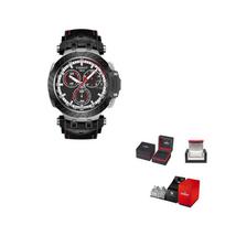 TISSOT Kvarcinis Mechanizmas Vyriški Laikrodžiai Laikrodis 47.6mm Juodas Ciferblatas Nerūdijančio Plieno Dėklas Guminis Dirželis T115.417.27.051.01 Regular Watch Box