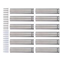 12 Set Stainless Steel Standoff Screws 19x80mm Advertising Screws Mounting Hardware for Hanging Acrylic Picture Frame