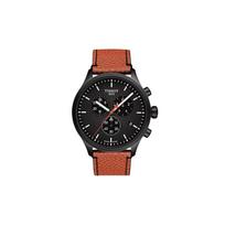 TISSOT Soko kolekcijos kvarcinis mechanizmas 100m atsparumas vandeniui Vyriški laikrodžiai Laikrodis 45mm Juodas ciferblatas T116.617.36.051.08- Black Dial Brown Strap