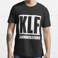 Klf KLF išblukę vintažinio stiliaus 90-ųjų juodi S-5XL unisex marškinėliai Unisex marškinėliai M