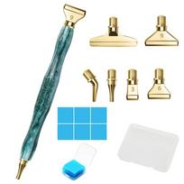 5D Resin Diamond Painting Pen Thread Metal Replacement Pen Heads Point Drill Pens With Glue Clay DIY Art Crafts Diamond Painting
