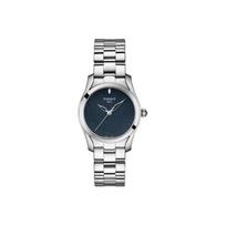 TISSOT Wave Collection kvarcinio mechanizmo moteriškas laikrodis, 30 mm mėlynas ciferblatas, T112.210.11.041.00 Regular Watch Box