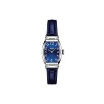 TISSOT Porto kolekcijos kvarcinis mechanizmas, atsparumas vandeniui 30 m, moteriškas laikrodis 28 mm 22*28 mm, mėlynas ciferblatas T128.109.16.042.00 Blue Dial