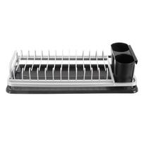 Juodos ir baltos spalvos iš metalo kiaurasamtis 41,5x17 cm Deluxe – Orion