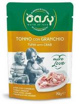 Maisto produktai - Oasy More Love Tuna with Crab Wet Food 70g